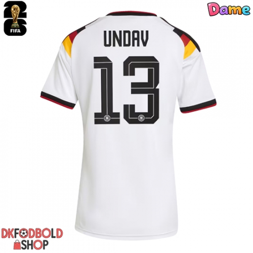 Tyskland Deniz Undav #13 Hjemmebanetrøje Dame VM 2026 Kort ærmer